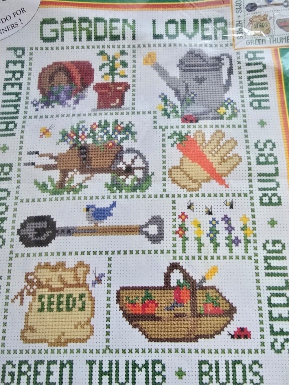 Candamar Garden Lover Cross Stitch Kit #51423 NWT